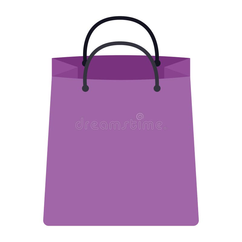 purple shopping bag