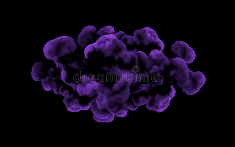 Purple Smoke on a Black Background. 3d Illustration, 3d Rendering Stock  Illustration - Illustration of black, smoke: 182937150