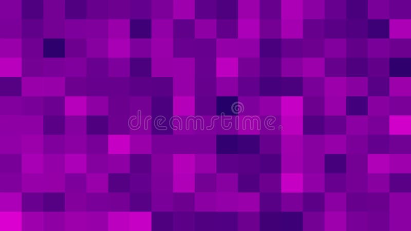 Purple square background. Abstract motion mosaic backdrop royalty free illustration