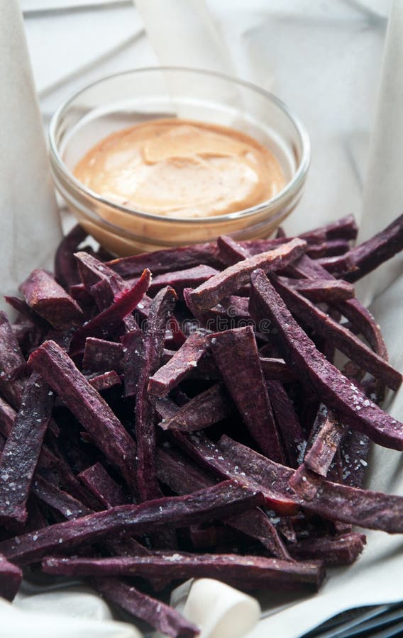 Purple French Fries stock photo. Image of rare, food 29011714