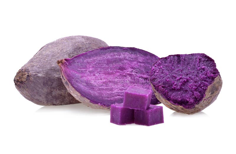 cooked purple potato