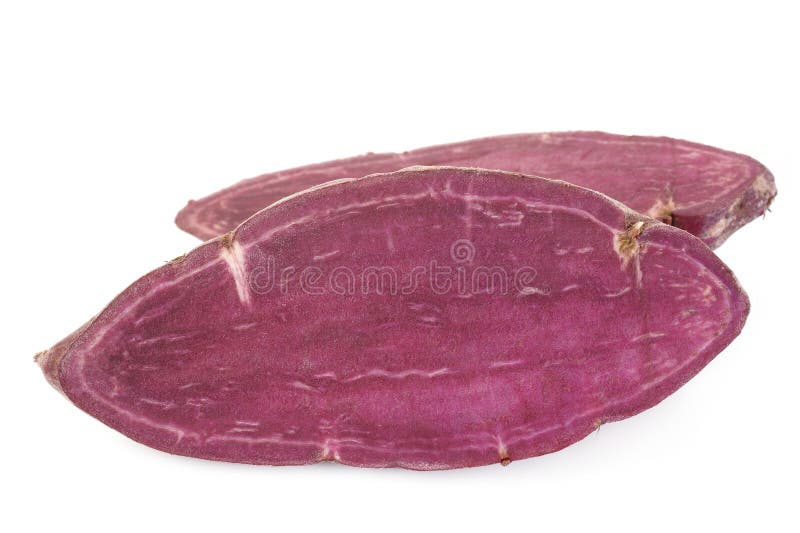 Purple Sweet Potatoes on White Stock Photo Image of cook, vitamins