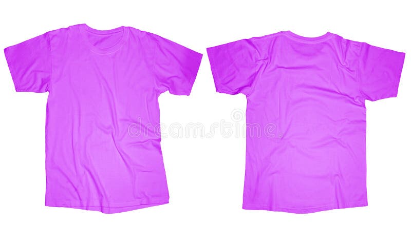 Purple T-Shirt Template stock photo. Image of color, cotton - 44301500