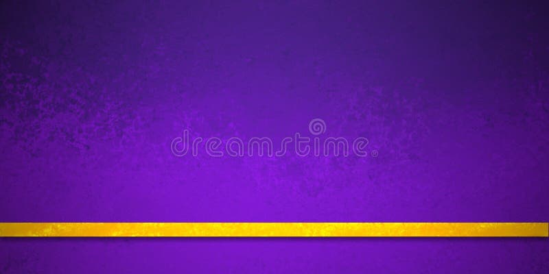 Purple textured background with thin gold ribbon stripe, elegant luxury design