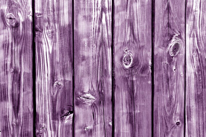 Purple Toned Wood Fence Pattern. Stock Photo Image of bred, gray