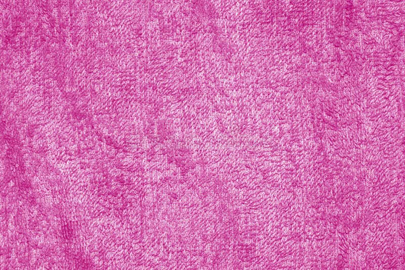 Purple Towel Texture, Purple Cloth, Purple Background Stock Photo