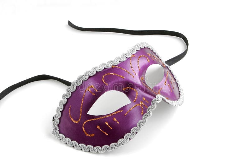 Purple Masquerade Mask Background