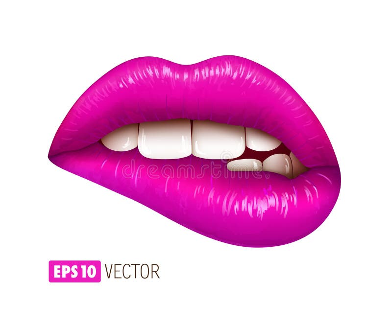 Purpurfärgade sexiga kanter som isoleras på vit Realistisk illustration 3d vektor illustrationer Purpurfärgade sexiga kanter som isoleras på vit Realistisk illustration 3d vektor illustrationer