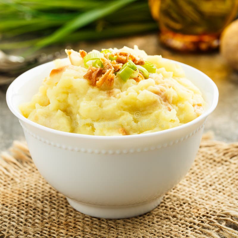 Purè di patate fotografie stock libere da diritti Purè di patate fotografie stock libere da diritti