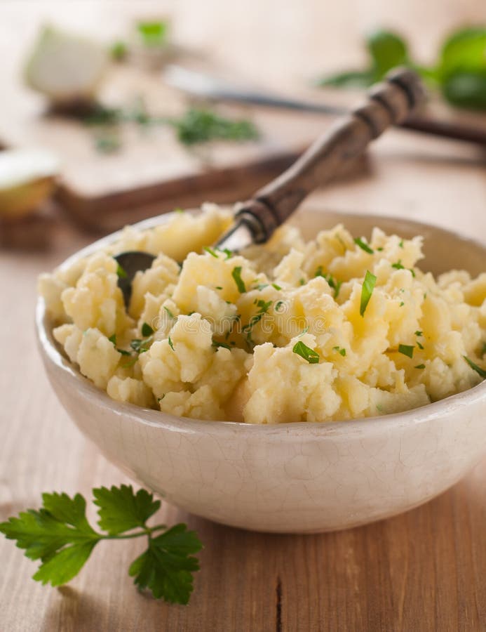 Purée de pommes de terre photo stock Purée de pommes de terre photo stock