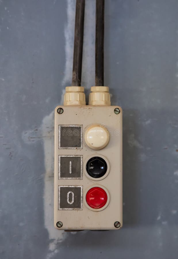 Industrial Control Start Stop Jog Push Button Switch Engineer School Supply 
