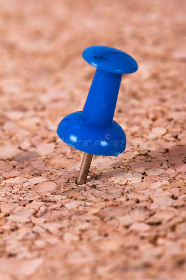 Push Pin on Cork Board stock photo. Image of wood, background 34047652