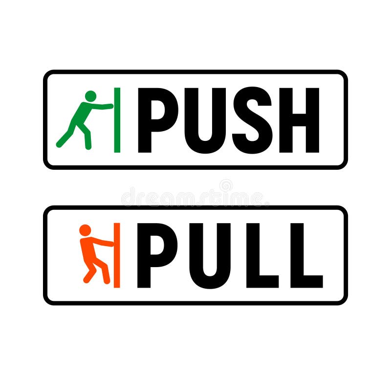 Push Pull Stock Illustrations – 3,969 Push Pull Stock