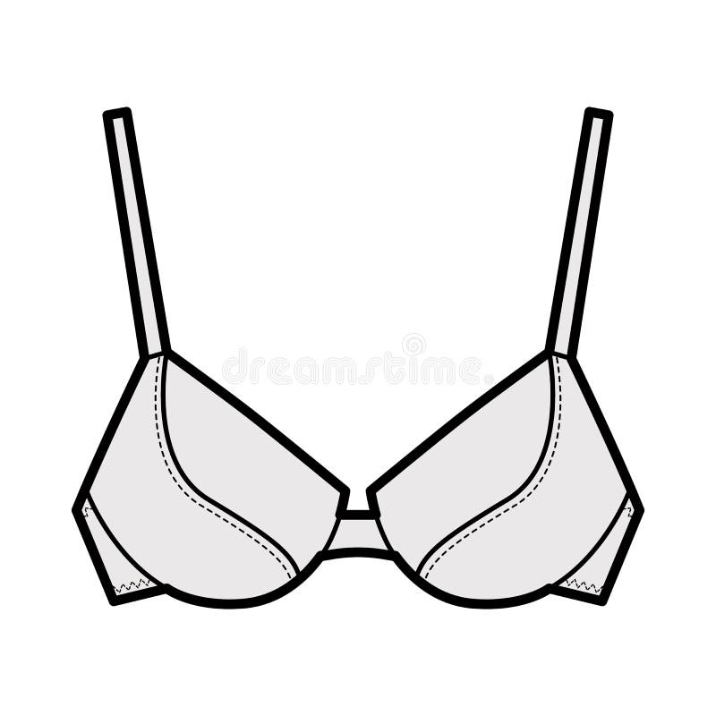 Padded Bra Stock Illustrations – 61 Padded Bra Stock Illustrations ...