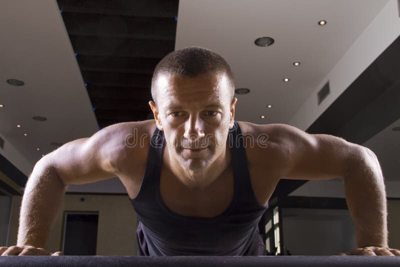 Pushups royalty free stock image