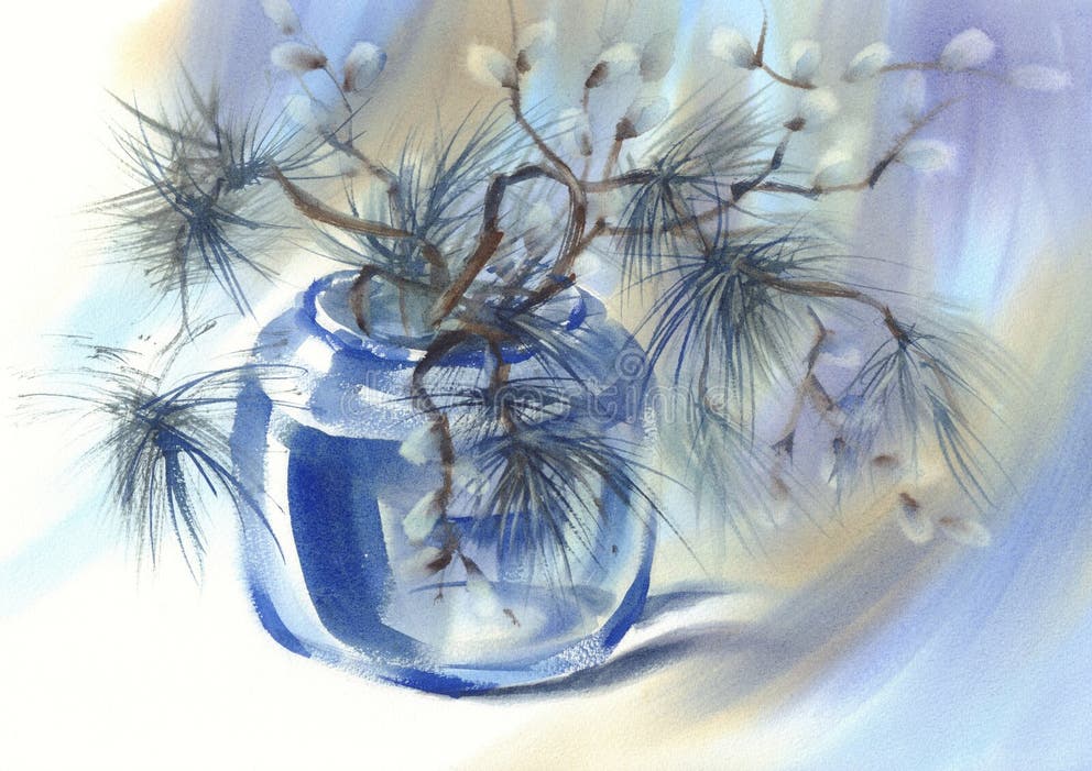 Pussywillow Wallpaper Stock Illustrations – 135 Pussywillow Wallpaper