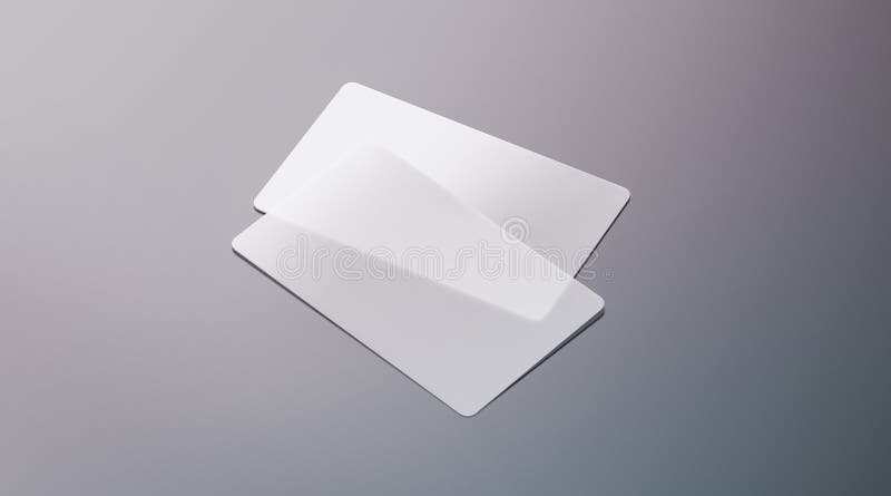 Puste plastikowe przejrzyste wizytówki wyśmiewają up obraz stock Puste plastikowe przejrzyste wizytówki wyśmiewają up obraz stock