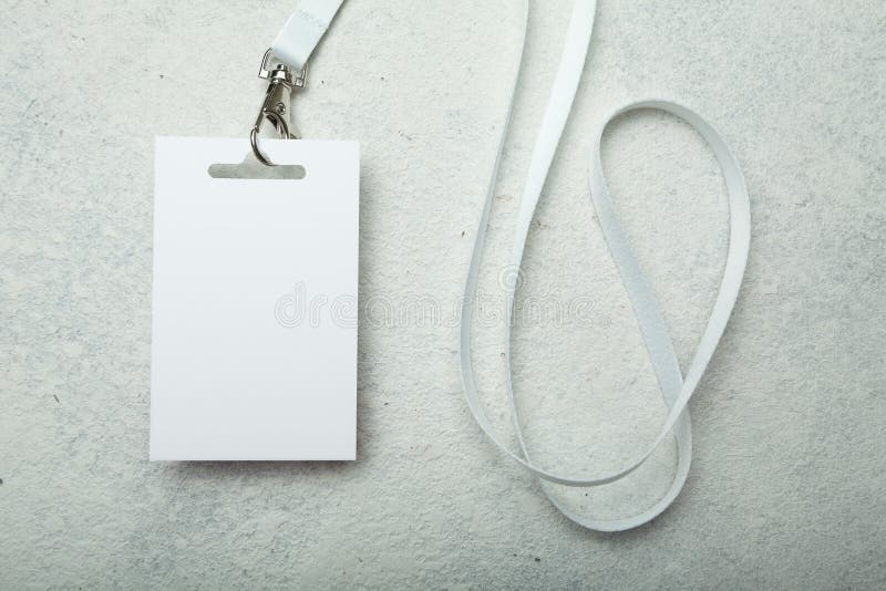 Pustego miejsca ID karta, przepustka/odznaki, wydarzenia/, na białym tle Mockup zdjęcie stock Pustego miejsca ID karta, przepustka/odznaki, wydarzenia/, na białym tle Mockup zdjęcie stock