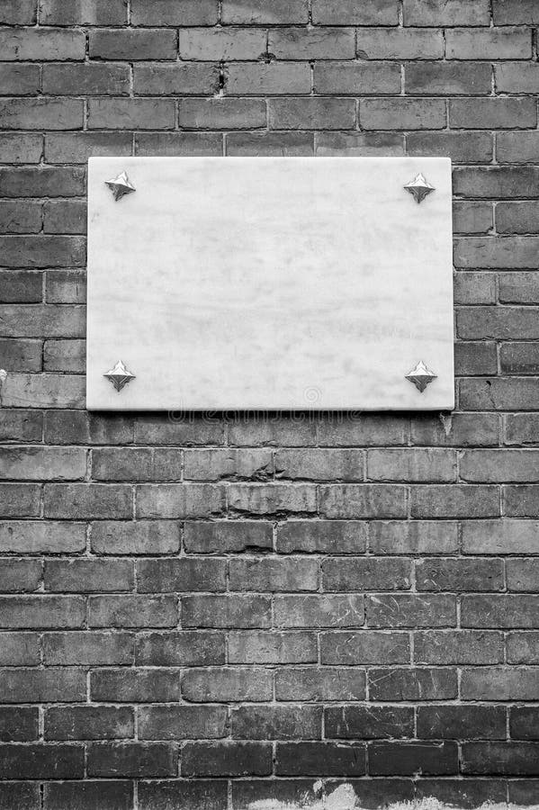 Pustego miejsca signboard marmurowy zakończenie zdjęcia royalty free Pustego miejsca signboard marmurowy zakończenie zdjęcia royalty free