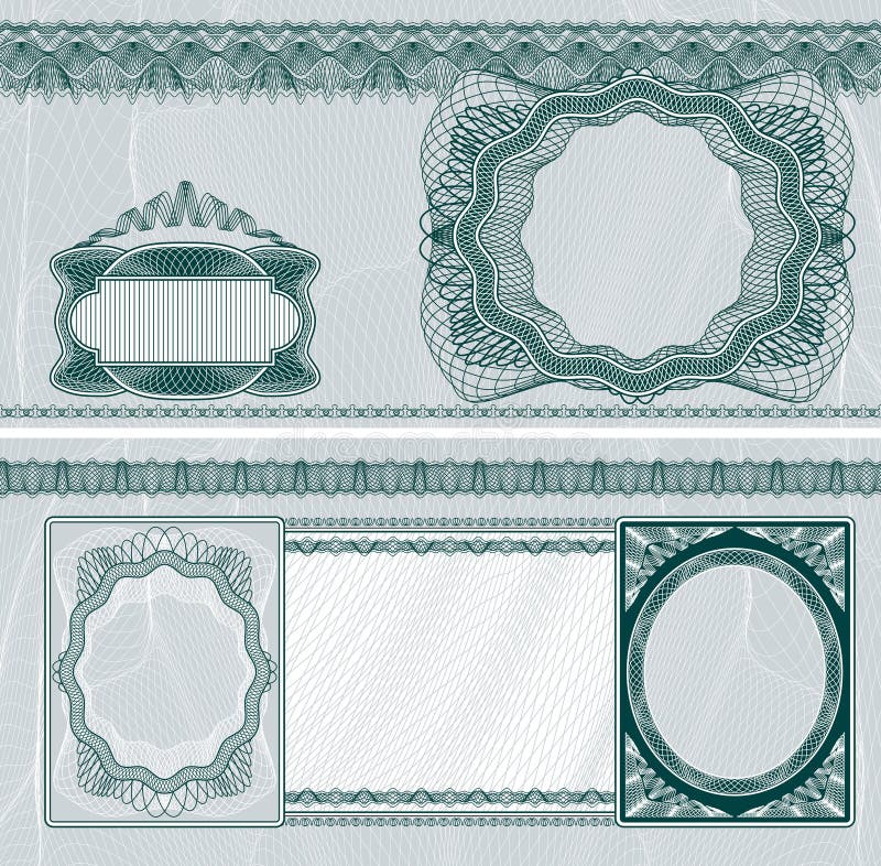 Pusty banknotu układ ilustracji