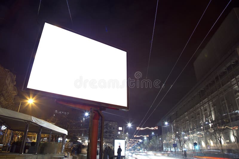 Pusty billboard obraz royalty free Pusty billboard obraz royalty free