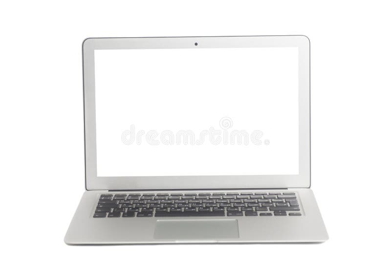 pusty laptopu ekranu biel fotografia royalty free pusty laptopu ekranu biel fotografia royalty free