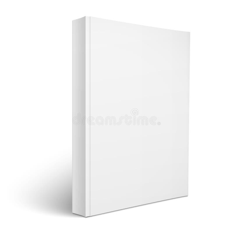 Pusty pionowo softcover książkowy szablon royalty ilustracja