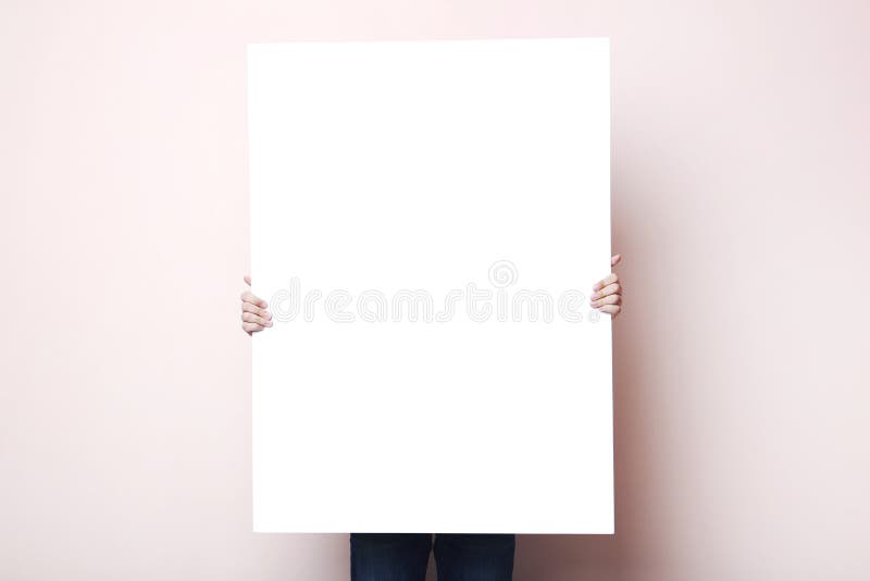 Pusty plakat obrazy stock