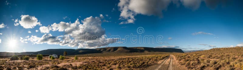 Pustynna panorama obraz stock Pustynna panorama obraz stock
