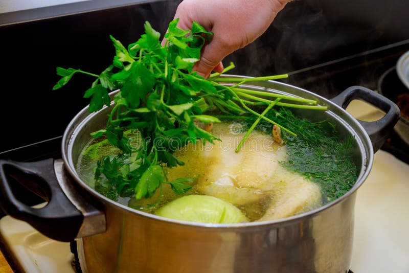 Download A Pot Of Food With Dill Stock Photo Image Of Place 140797132 Yellowimages Mockups