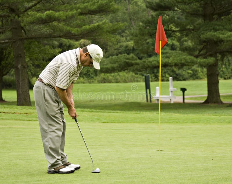 Putt Shot royalty free stock photos