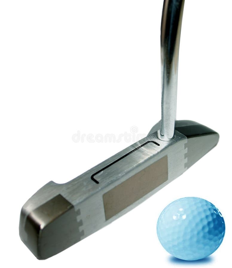 Putter and Blue ball