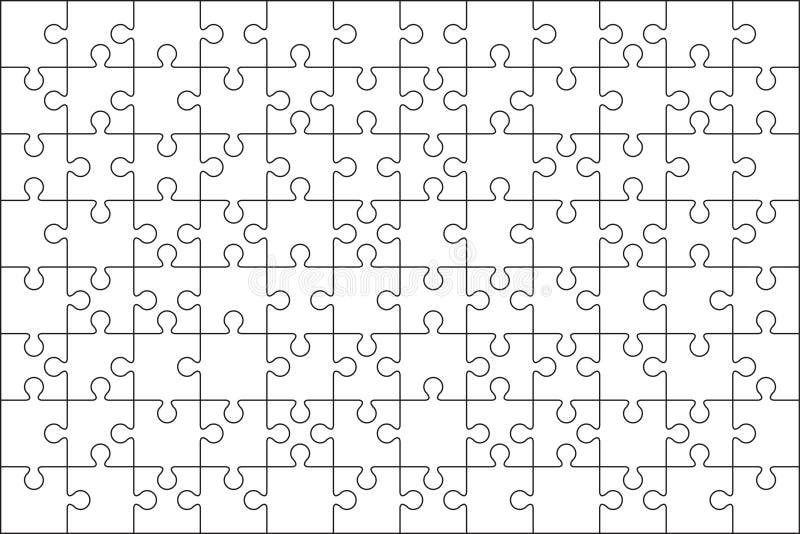 96 puzzel leeg malplaatje: 3:2verhouding