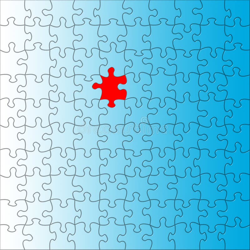 Puzzle background vector illustration