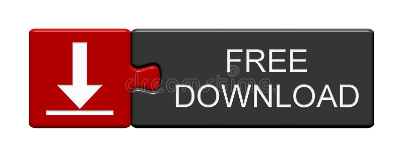 Puzzle Button: Free Download royalty free illustration Puzzle Button: Free Download royalty free illustration