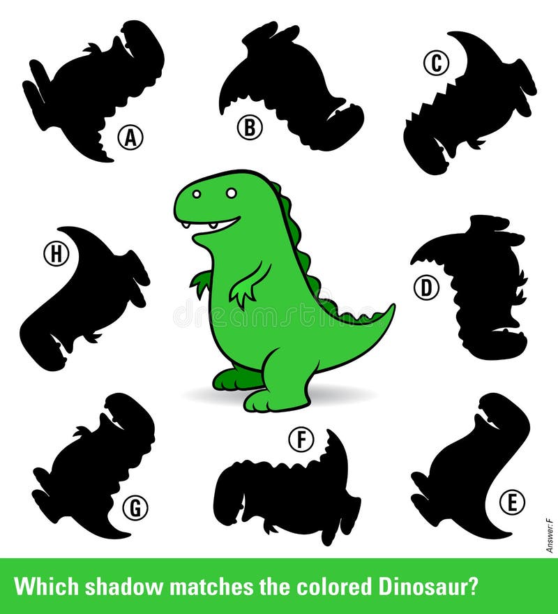 Puzzle d'enfants avec un dinosaure vert de bande dessinée illustration libre de droits Puzzle d'enfants avec un dinosaure vert de bande dessinée illustration libre de droits