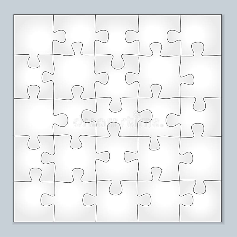 Vektor-Puzzle lizenzfreie abbildung