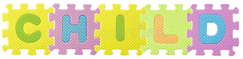 Puzzle di alfabeto fotografia stock