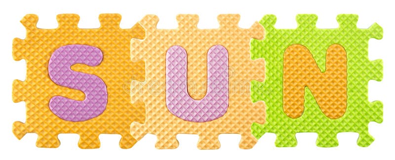 Puzzle di alfabeto fotografia stock