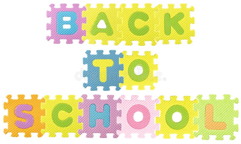 Puzzle di alfabeto fotografia stock libera da diritti