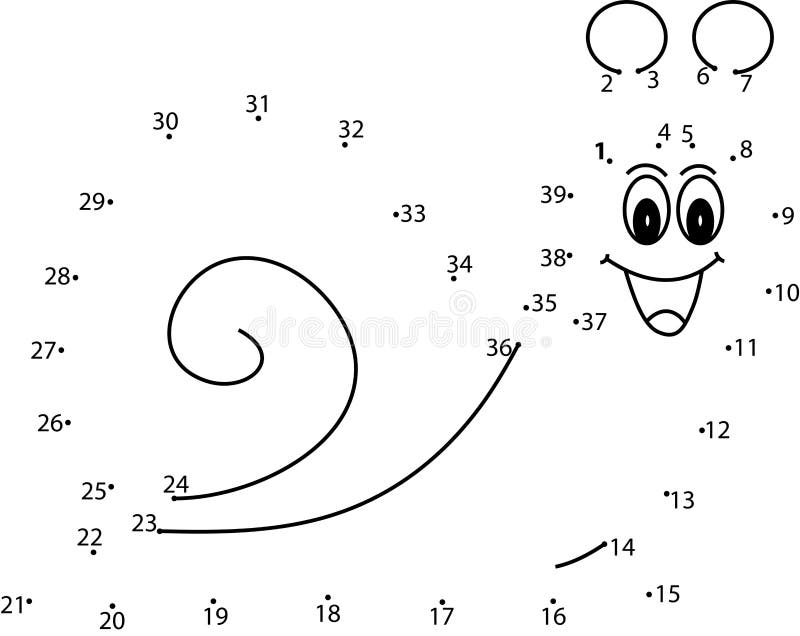 Puzzle game for kids : snail
