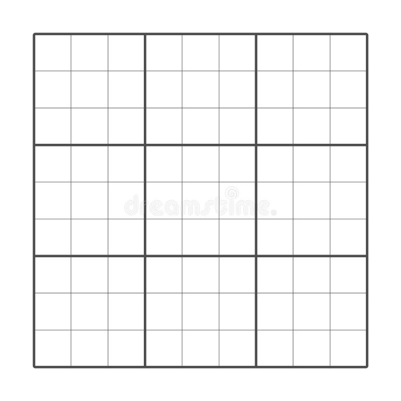 3x3 Puzzle Grid Vector Template Square Cell Table Stock Illustration 3x3 Puzzle Grid Vector Template Square Cell Table Stock Illustration