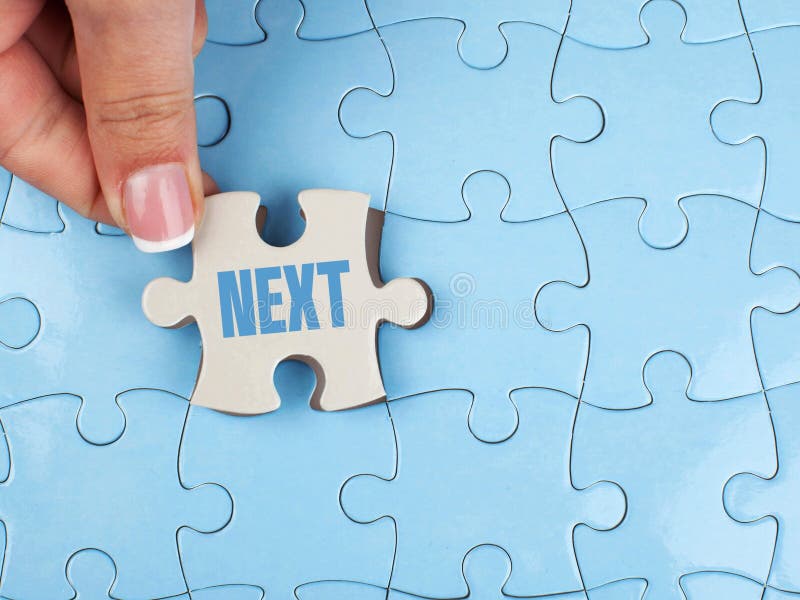 Kid Finishing Puzzle With Last And Final Piece Stock Photo Image of