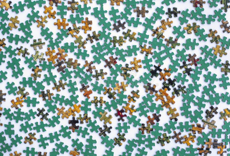 The Puzzle Of Life stock image