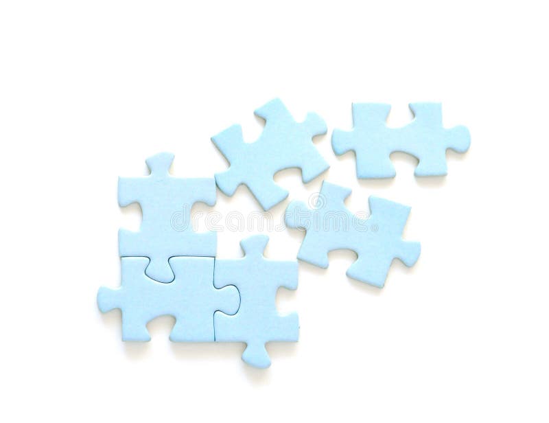 Puzzle pieces royalty free stock photos