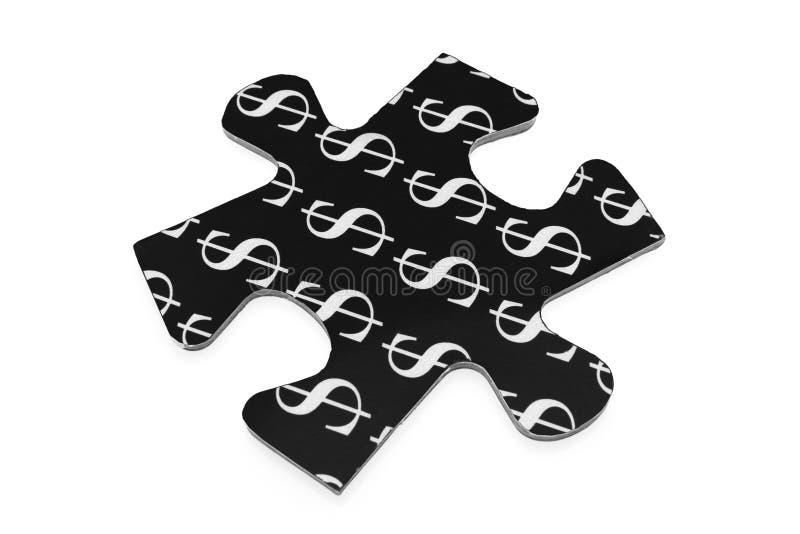 Jigsaw Puzzle Piece on White Background. Jigsaw Puzzle Piece on White Background