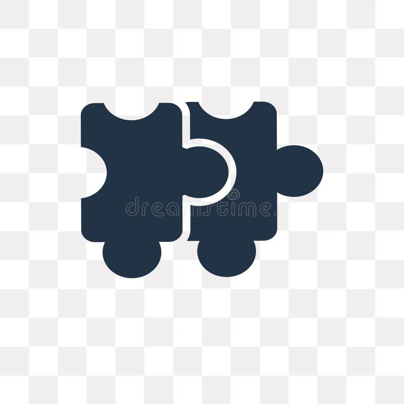 Transparent puzzle vector stock vector. Illustration of difficulty - 8534159