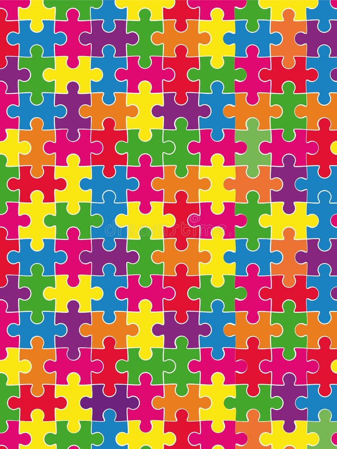 Color background with many puzzles