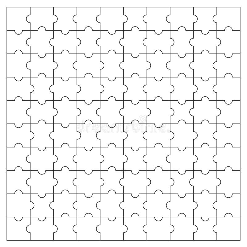 vector jigsaw puzzle template vector jigsaw puzzle template