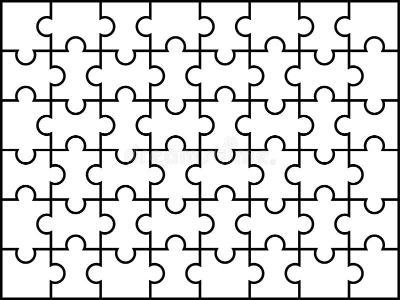 Puzzlespielhintergrundentwurf Schwarzweiss stock abbildung Puzzlespielhintergrundentwurf Schwarzweiss stock abbildung